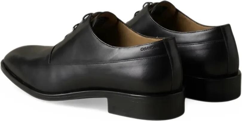 Calvin Klein leather Oxford shoes Zwart - Foto 3