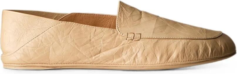 Calvin Klein Leren loafers Beige