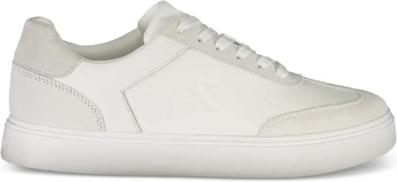 Calvin Klein Leren sneakers met vlakken Wit