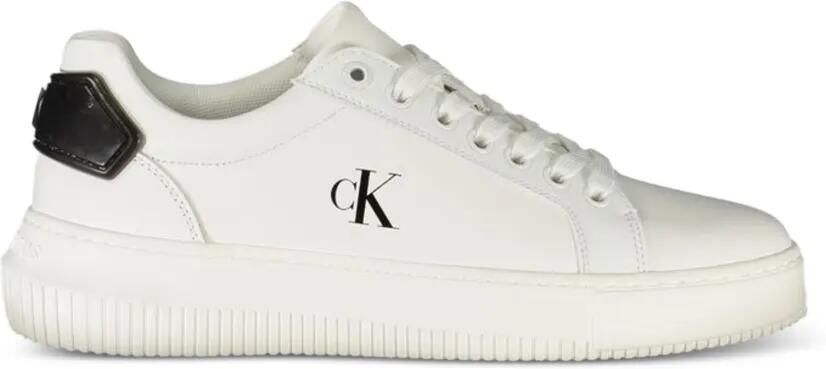 Calvin Klein Leren sneakers Wit