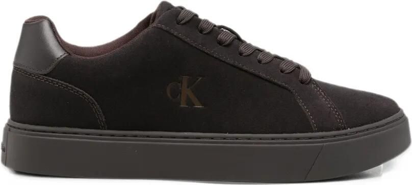 Calvin Klein logo-plaque lace-up sneakers Bruin