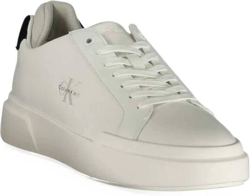 Calvin Klein logo-print chunky-sole sneakers Wit - Foto 3