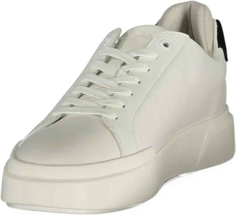 Calvin Klein logo-print chunky-sole sneakers Wit - Foto 2