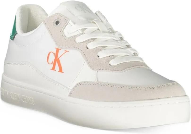 Calvin Klein logo-print panelled sneakers Wit - Foto 3