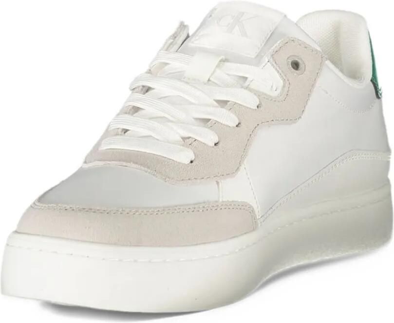 Calvin Klein logo-print panelled sneakers Wit - Foto 2
