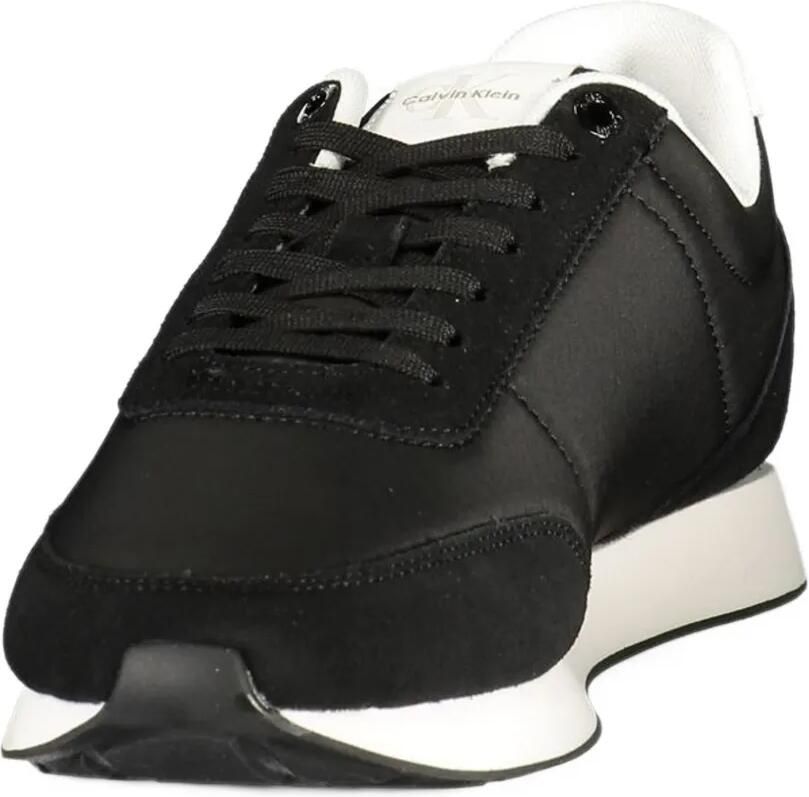 Calvin Klein logo-print panelled sneakers Zwart - Foto 2