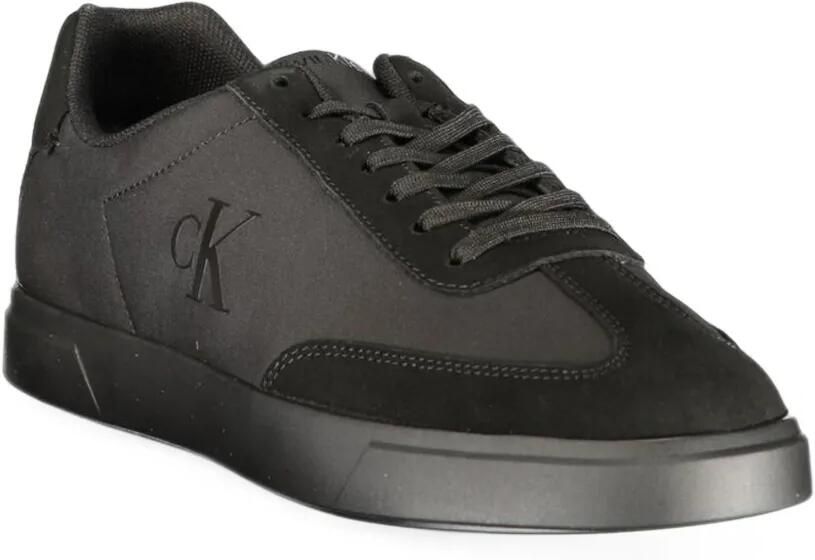 Calvin Klein logo-print panelled sneakers Zwart - Foto 3