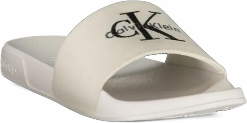 Calvin Klein logo-print slides Wit - Foto 3