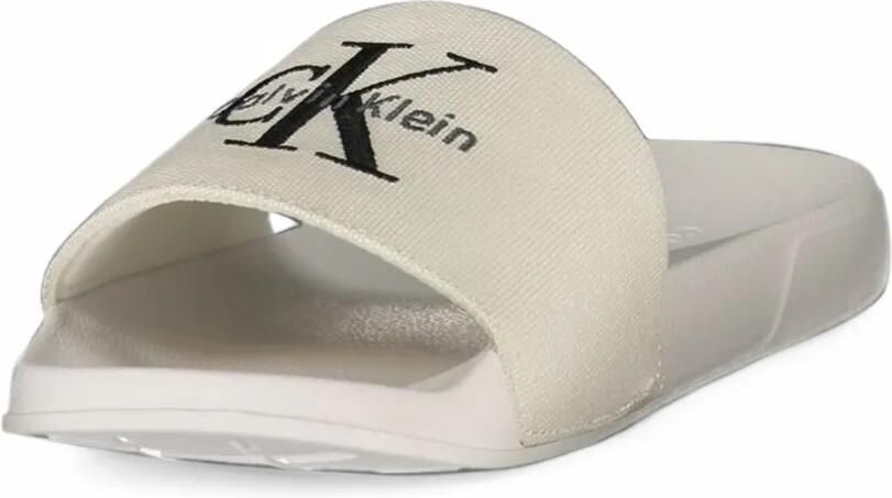 Calvin Klein logo-print slides Wit - Foto 2