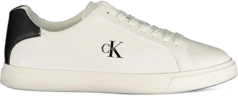 Calvin Klein logo-print sneakers Wit