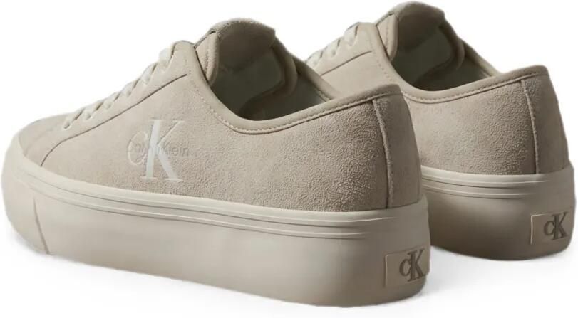Calvin Klein Low-top sneakers met geborduurd logo Beige - Foto 4