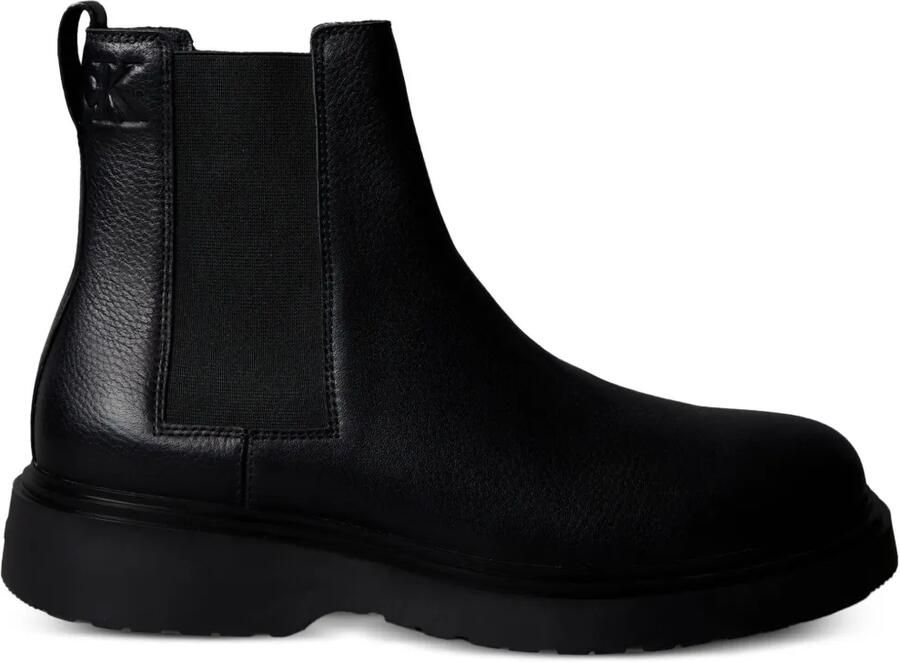 Calvin Klein Lug Chelsea laarzen met logodetail Zwart
