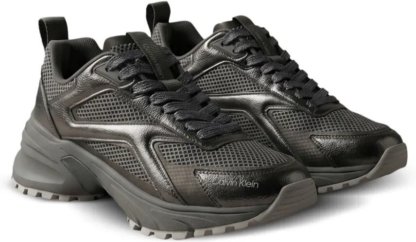Calvin Klein Metallic sneakers Grijs - Foto 3