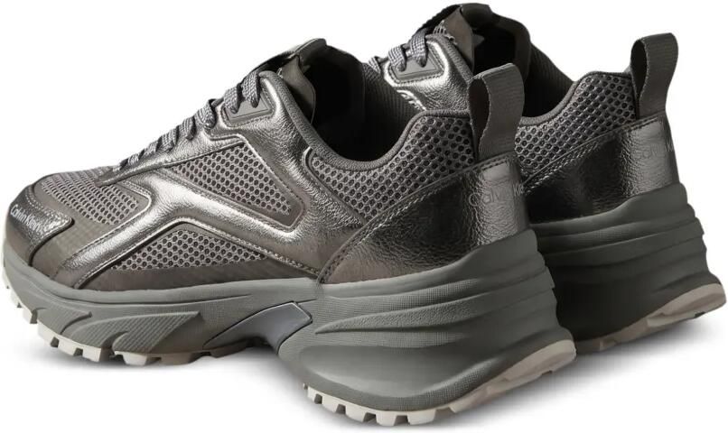 Calvin Klein Metallic sneakers Grijs - Foto 4