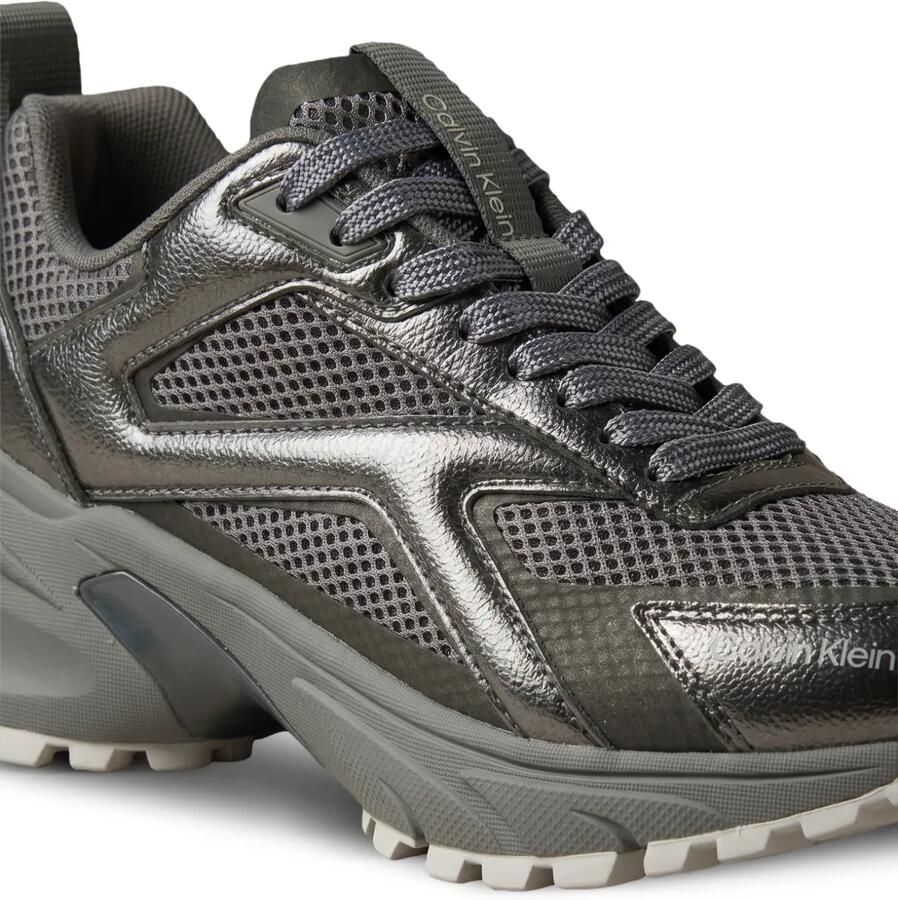Calvin Klein Metallic sneakers Grijs - Foto 2