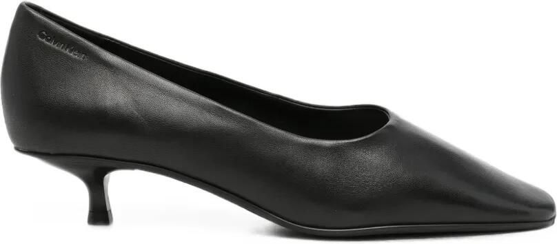 Calvin Klein Pumps met vierkante neus Zwart