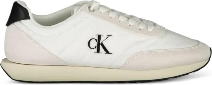 Calvin Klein Retro Runner sneakers met logodetail Wit