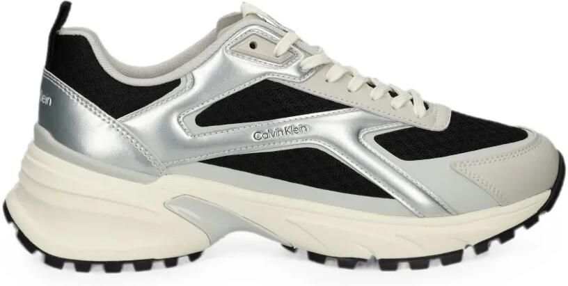 Calvin Klein Sandalen met metallic-effect Zwart