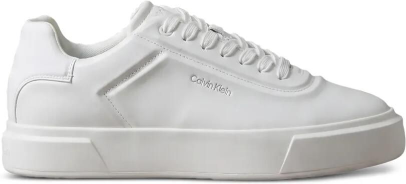 Calvin Klein Signature sneakers met logo-print Wit