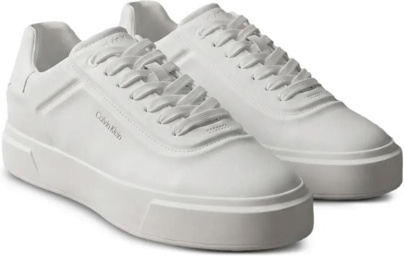 Calvin Klein Signature sneakers met logo-print Wit - Foto 3
