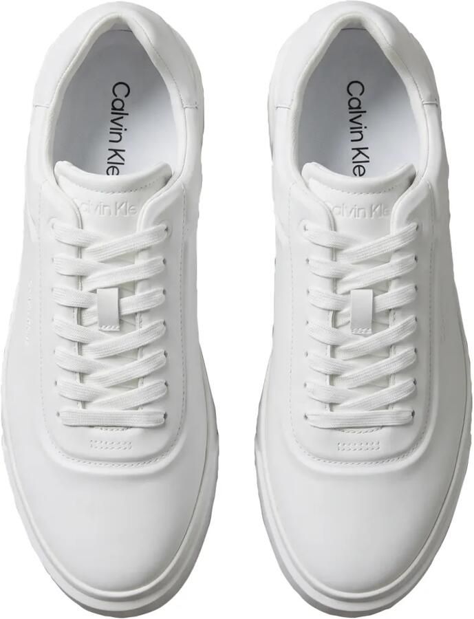 Calvin Klein Signature sneakers met logo-print Wit - Foto 2