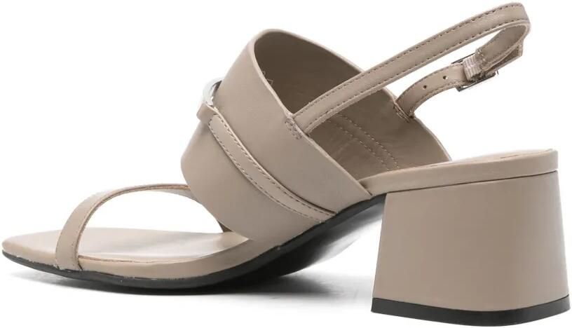 Calvin Klein Slingback leren sandalen Beige - Foto 3
