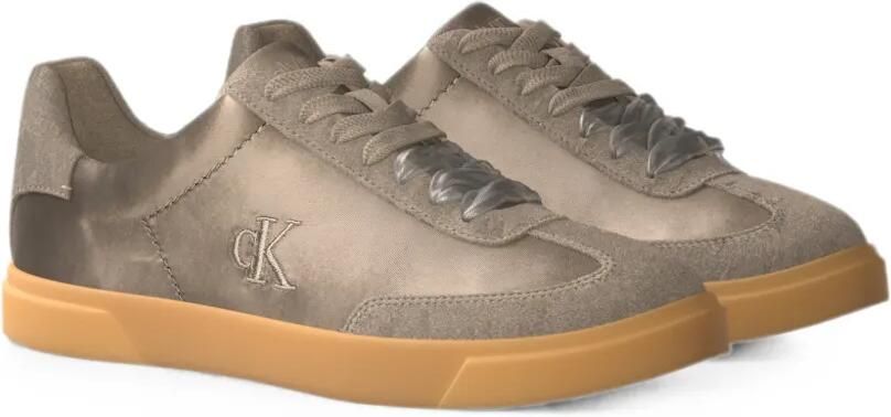 Calvin Klein Sneakers met geborduurd logo Beige - Foto 4