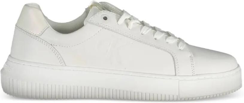 Calvin Klein Sneakers met logo-reliëf Wit