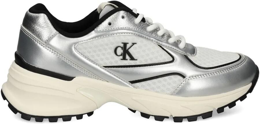 Calvin Klein Sneakers met logo Zilver