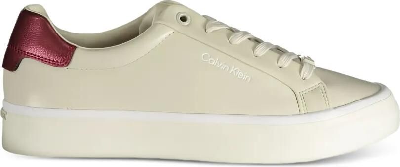 Calvin Klein Sneakers met logodetail Beige