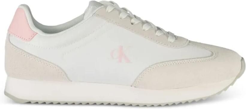 Calvin Klein Sneakers met logodetail Wit