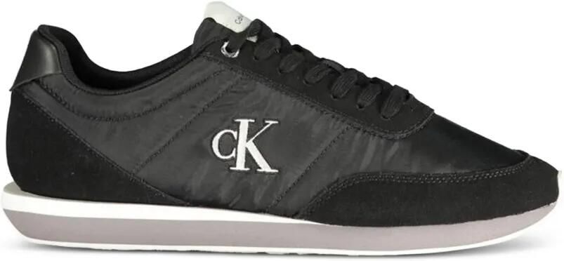 Calvin Klein Sneakers met logopatch Zwart
