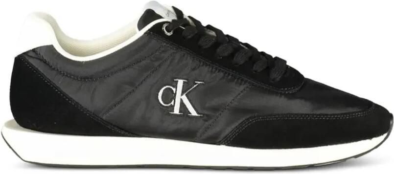 Calvin Klein Sneakers met logopatch Zwart