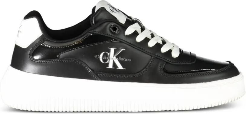 Calvin Klein Sneakers met logopatch Zwart