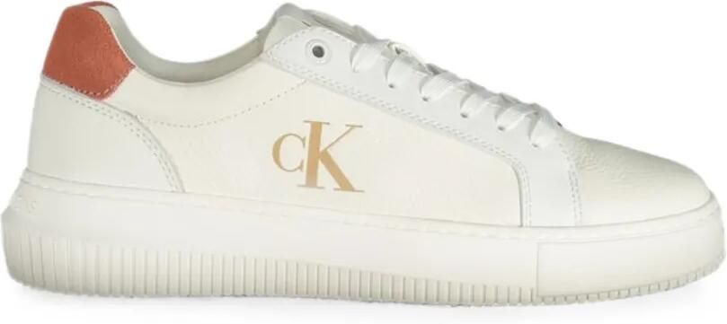 Calvin Klein Sneakers met logoprint Wit