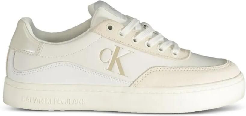 Calvin Klein Sneakers met monogram-detail Wit