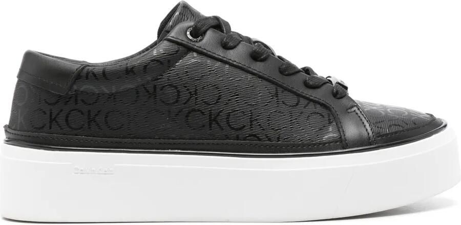 Calvin Klein Sneakers met plateauzool Zwart