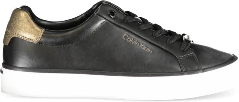 Calvin Klein Sneakers met ronde neus Zwart