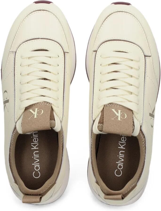 Calvin Klein Sneakers met vlakken en logoprint Beige - Foto 2