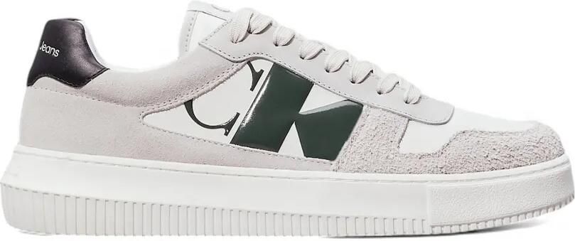 Calvin Klein Sneakers met vlakken en logoprint Grijs