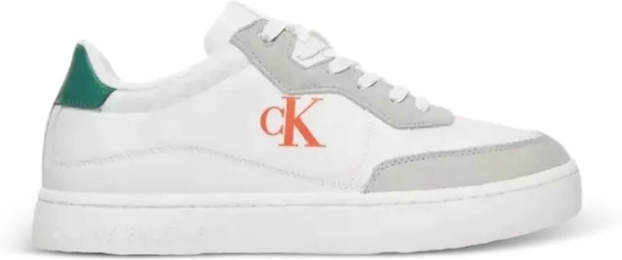 Calvin Klein Sneakers met vlakken en logoprint Wit
