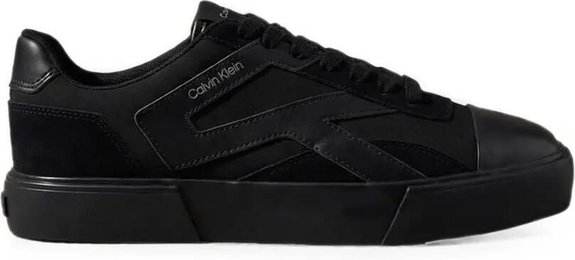 Calvin Klein Sneakers met vlakken en logoprint Zwart