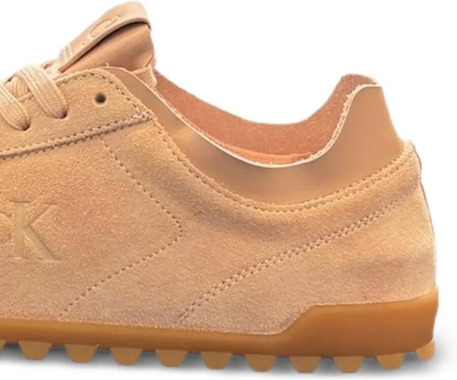 Calvin Klein Suède sneakers met logo-reliëf Beige - Foto 2