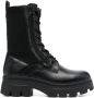Calvin Klein Chunky combat boots Zwart - Thumbnail 1