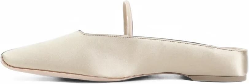 CALVIN KLEIN COLLECTION Kate square-toe ballet flats Beige - Foto 4