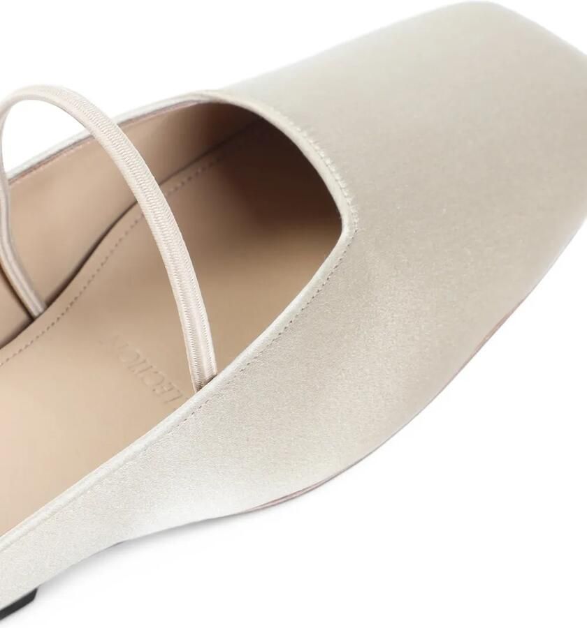 CALVIN KLEIN COLLECTION Kate square-toe ballet flats Beige - Foto 2