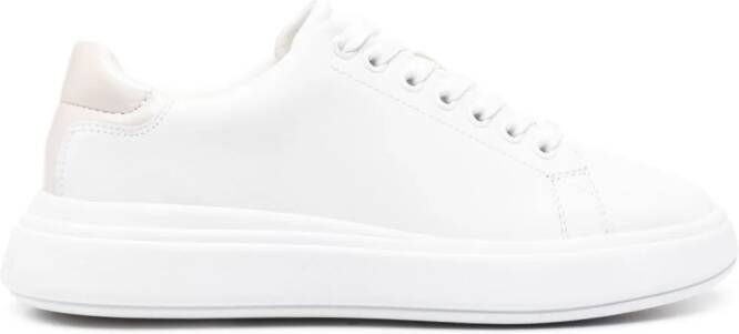 Calvin Klein Cupsole leren sneakers Wit