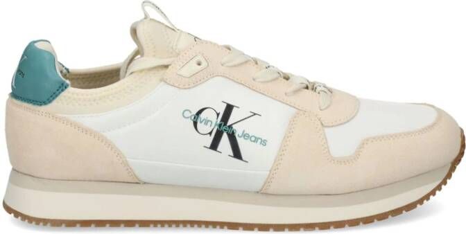 Calvin Klein Jeans Sneakers met colourblocking Wit