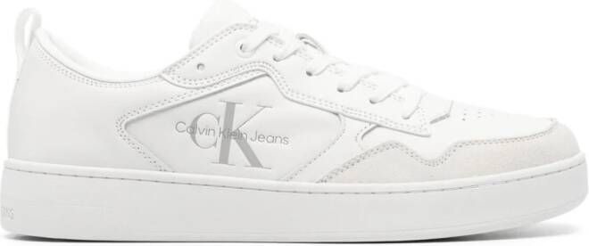 Calvin Klein Jeans Leren sneakers Wit