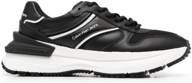 Calvin Klein Jeans Sneakers met logo Zwart